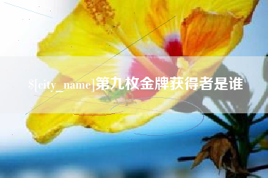 淄博第九枚金牌获得者是谁
