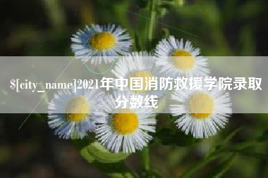 淄博2021年中国消防救援学院录取分数线