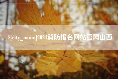 淄博2024消防报名网站官网山西