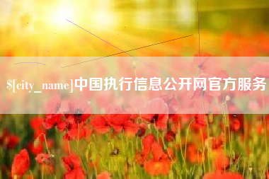 淄博中国执行信息公开网官方服务