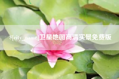 淄博卫星地图高清实景免费版