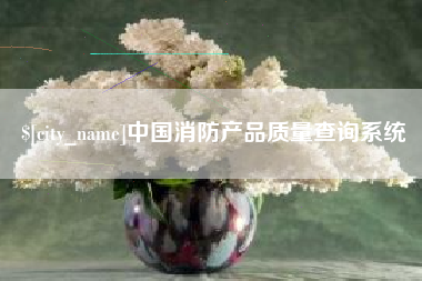淄博中国消防产品质量查询系统