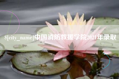 淄博中国消防救援学院2021年录取