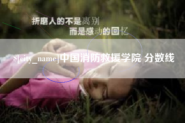 淄博中国消防救援学院 分数线