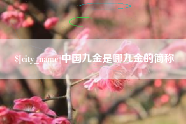 淄博中国九金是哪九金的简称