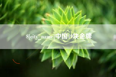 淄博中国19块金牌