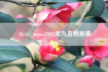 淄博2021年九宫对照表