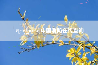 淄博中国消防在线查询