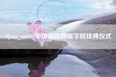 淄博中国消防救援学院挂牌仪式