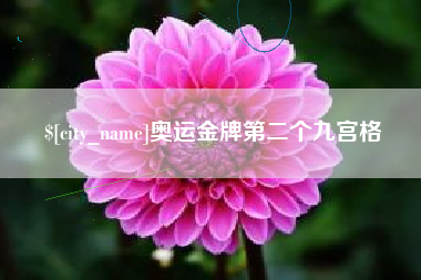 淄博奥运金牌第二个九宫格