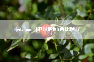 淄博中国地图(含比例尺)