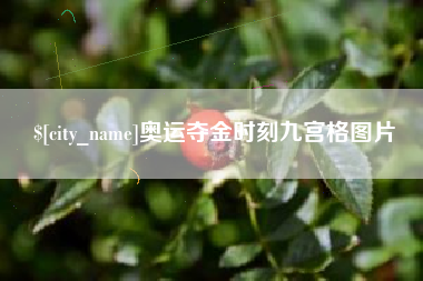 淄博奥运夺金时刻九宫格图片